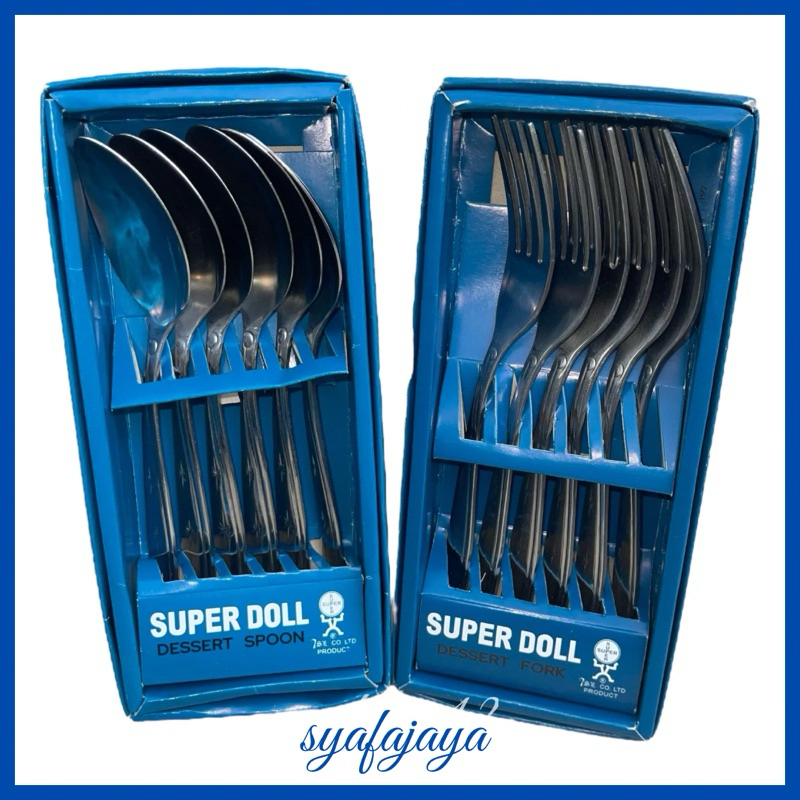 Sendok Garpu Super Doll / Sendok Garpu Makan & Sendok Garpu Teh