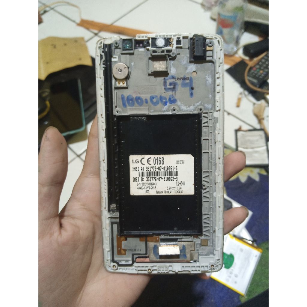 LCD LG G4 Stylus Original Cabutan Second