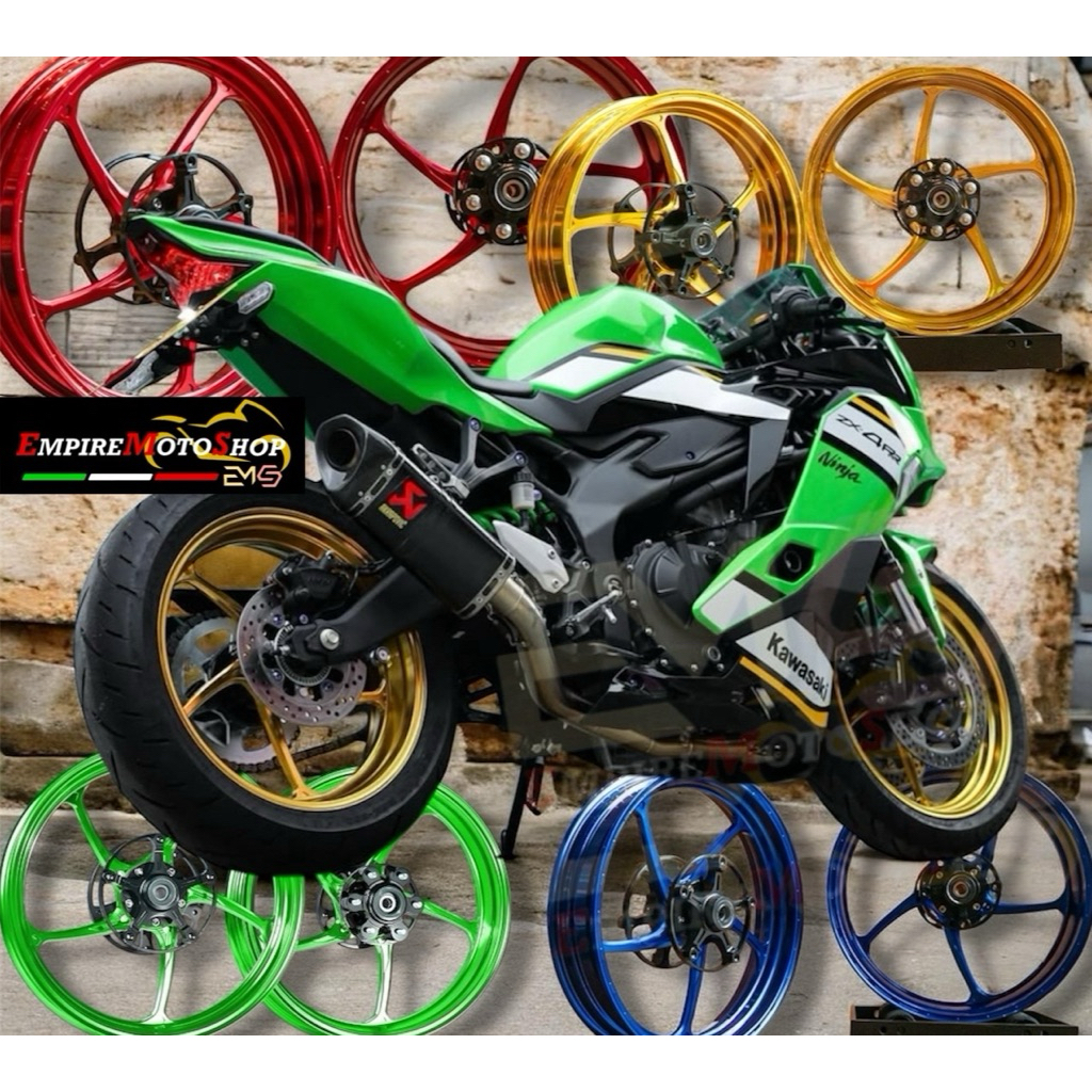 Velg MOS ZX25 R ZX 25 R ZX4 RR Alumunium Forged