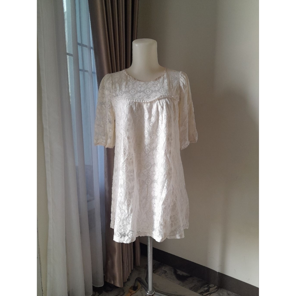 MUFFIN Babydoll Blouse Brukat, Blouse Brukat, Kawaii Blouse