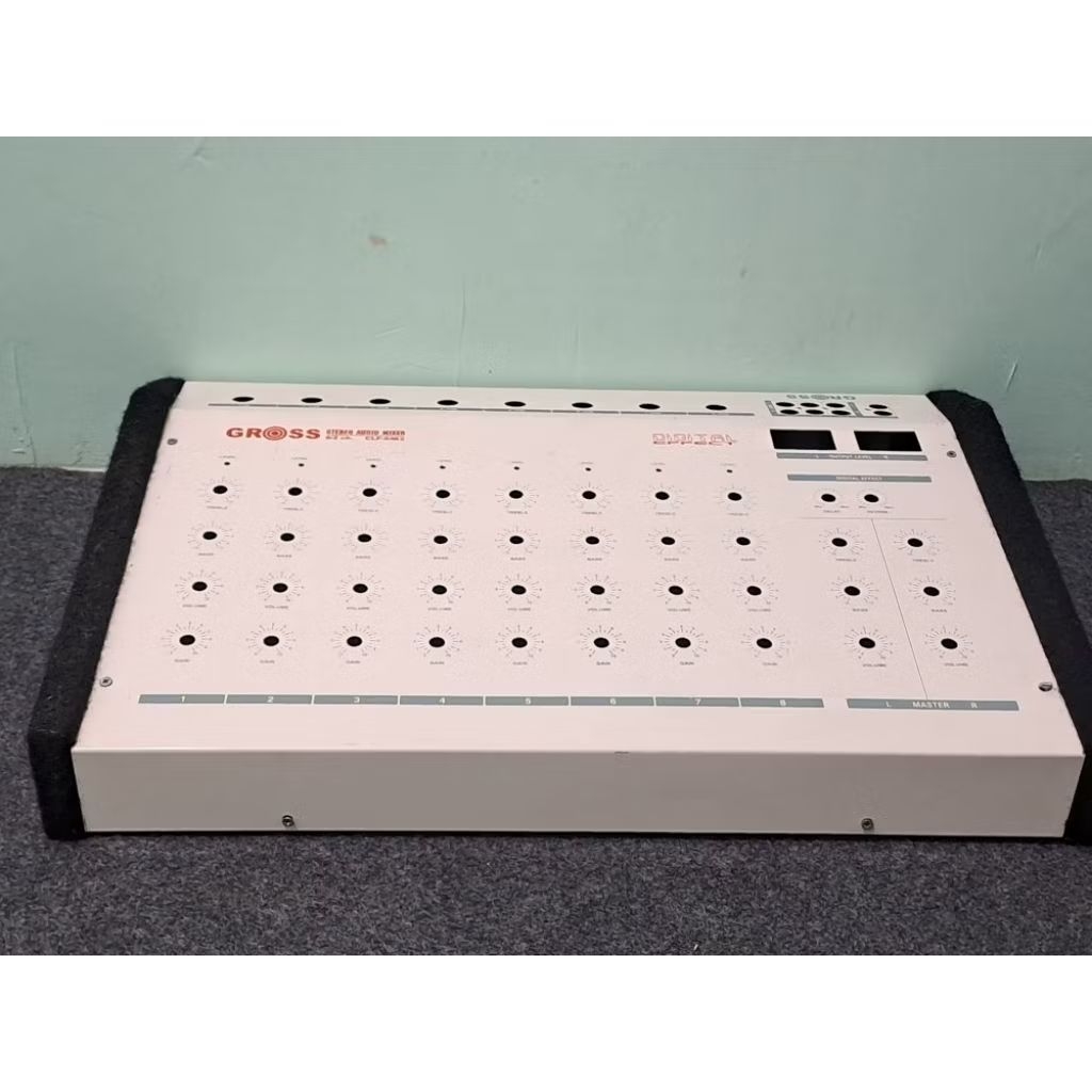Box Stereo  Mixing ( Mixer ) 8/2 Channel CLF - 6482  By Gross * Promo .