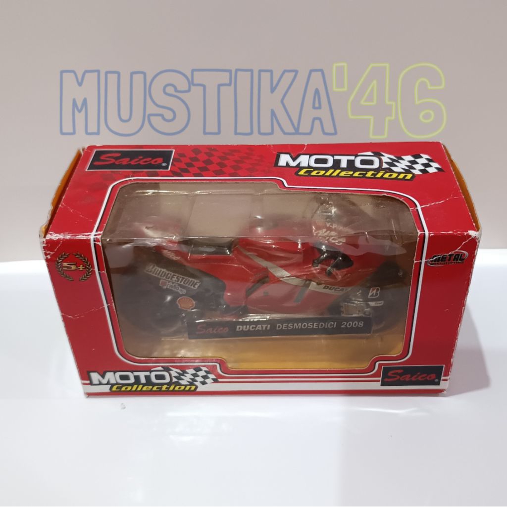 Diecast motogp ducati desmosedici melandri saico