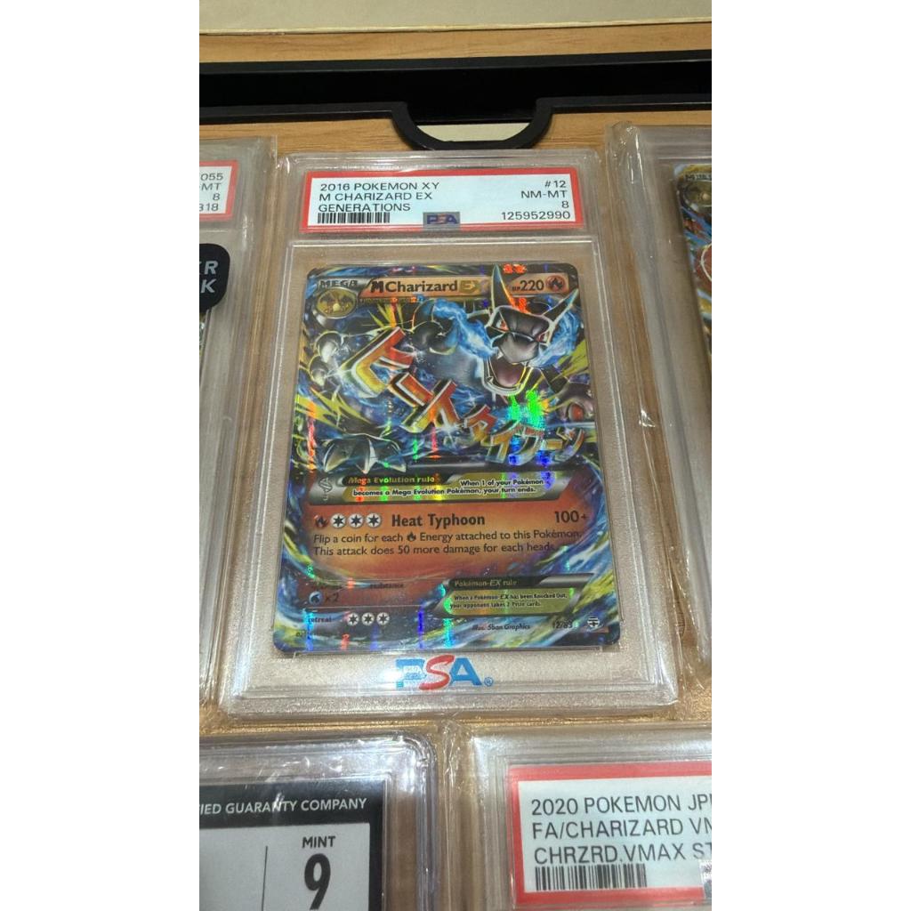 M Charizard EX #12 - Pokemon Generations XY PSA 8 English