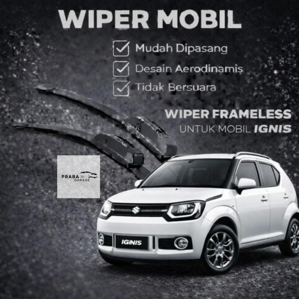 Wiper Frameless Ignis Wiper Ignis Depan Wiper Ignis 1 Set