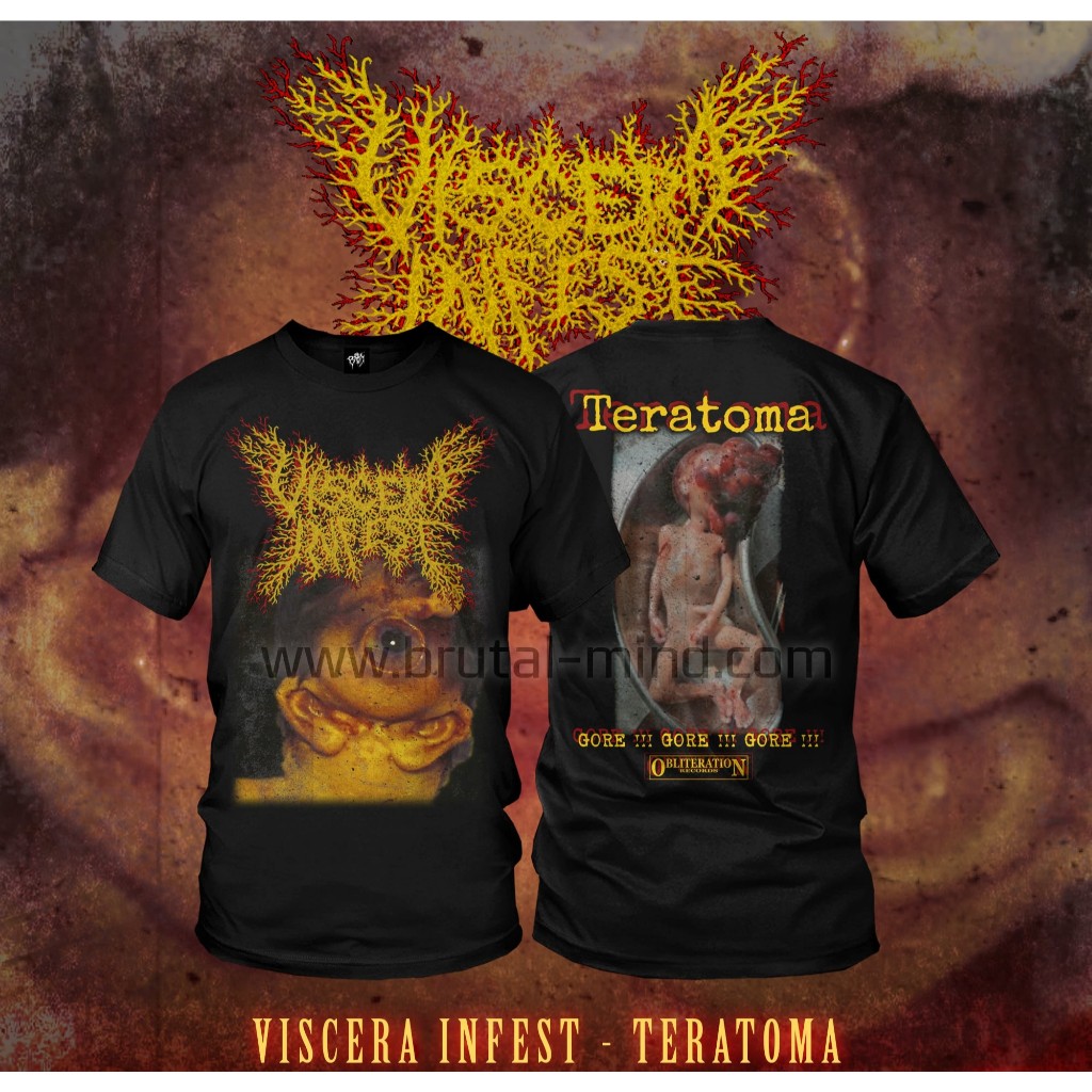 ORIGINAL TSHIRT VISCERA INFEST - Teratoma