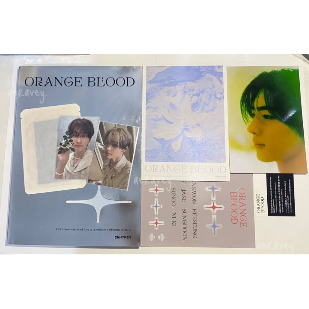 [FULL SET] Enhypen Album Orange Blood (Kalpa Version)