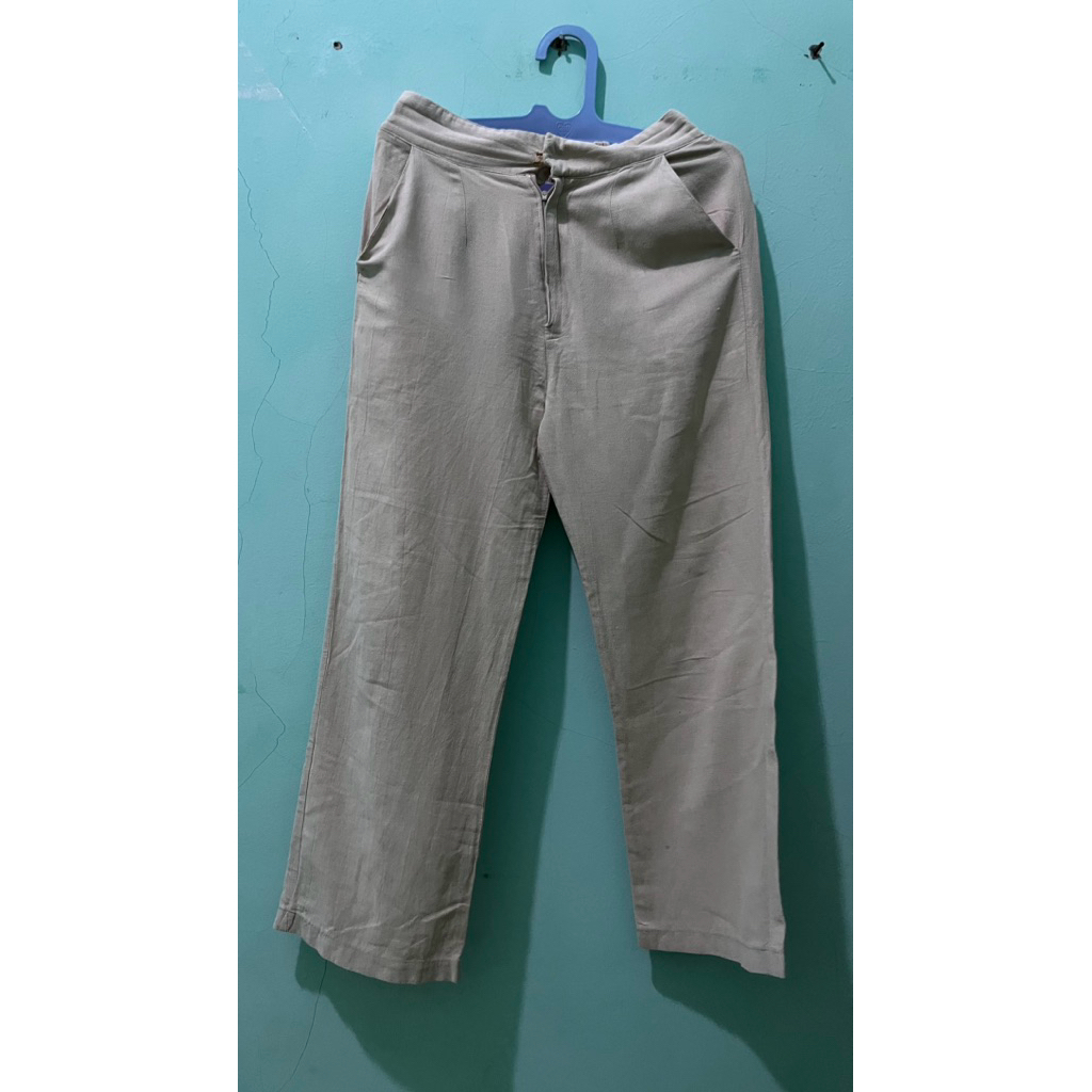 Celana Kulot Wanita - Cream