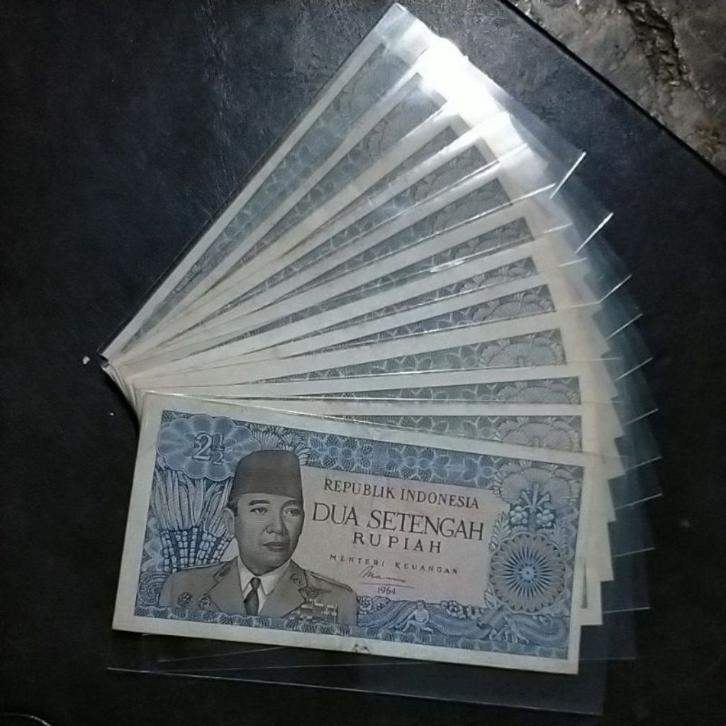 Langka uang 2 1/2 Sukarno 1964