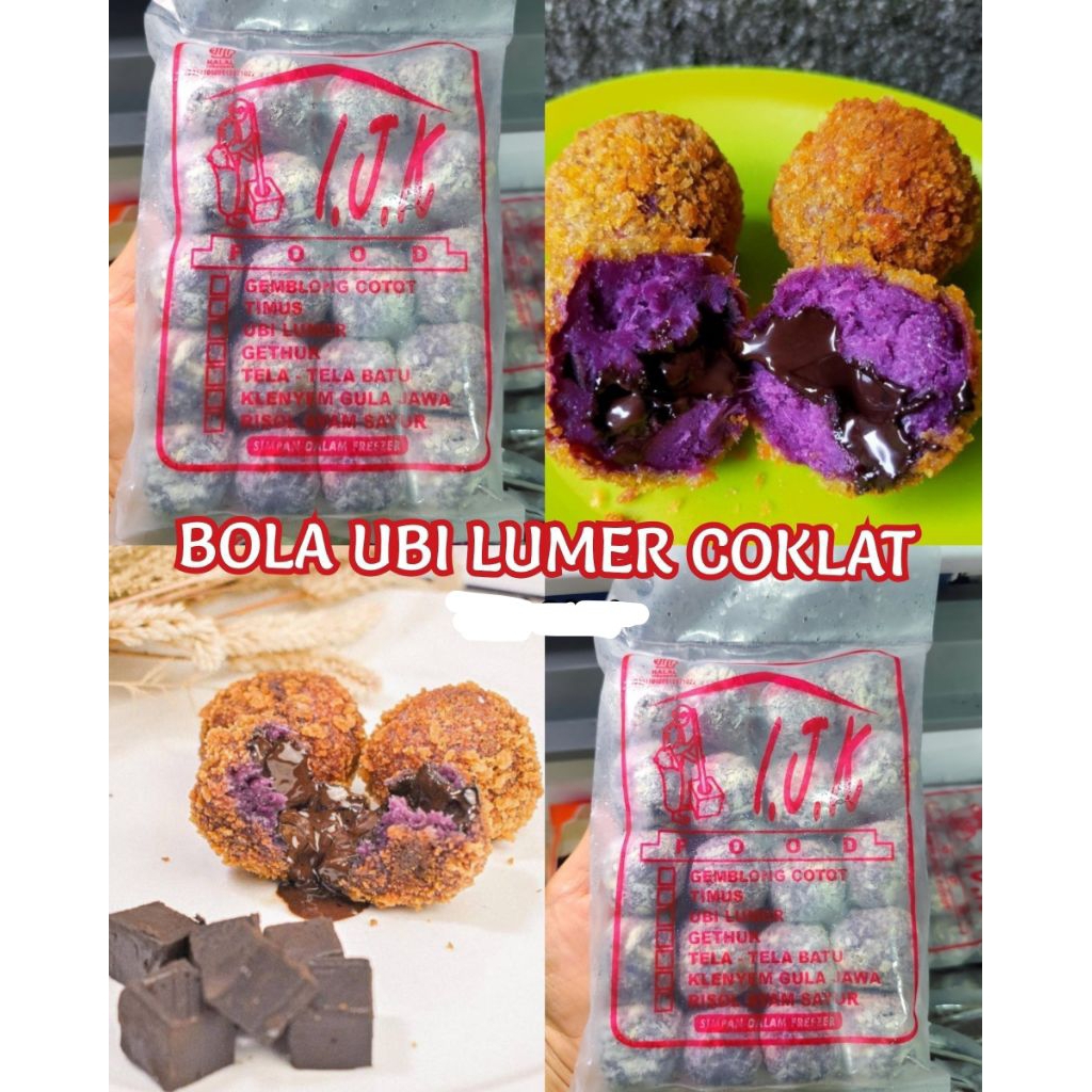 Bola Ubi Lumer IJK Coklat isi 20