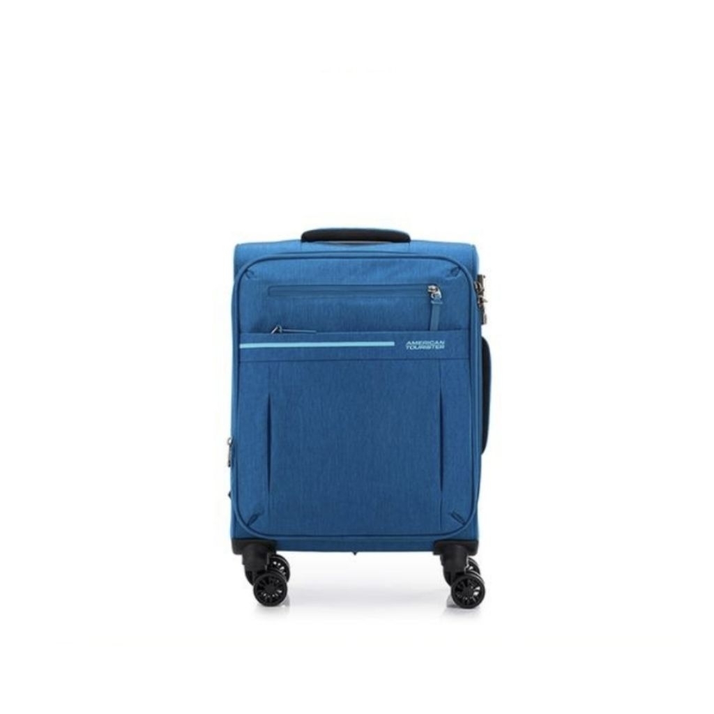 Koper Softcase American Tourister Sky Blaze size Cabin 20 inch