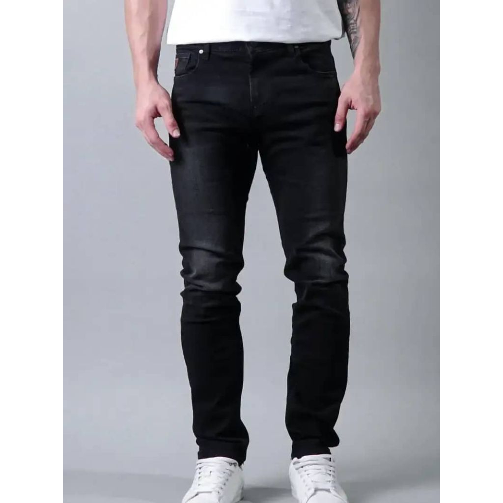 Lois Celana Panjang Slim Fit Stretch Denim SLS2502B hitam ORIGINAL