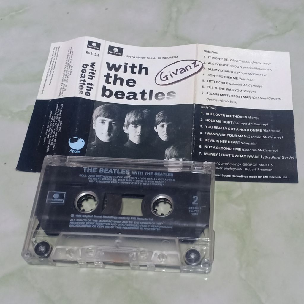 Kaset pita THE BEATLES - With The Beatles