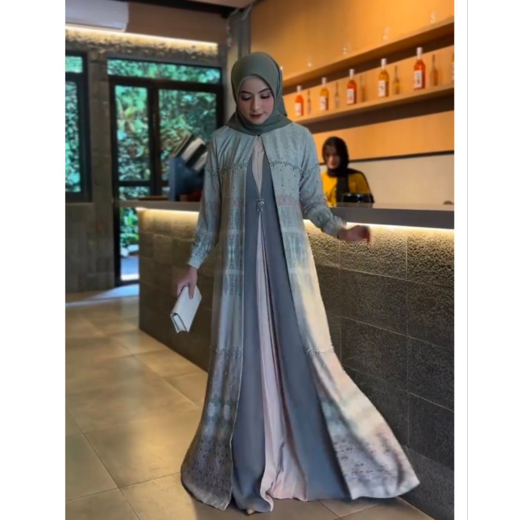 MARWAH ONE SET DRESS ORIGINAL by JAVINA OFFICIAL  /  INNER OUTER MARWAH VOL 1 PAYET ORI JAVINA  / GA