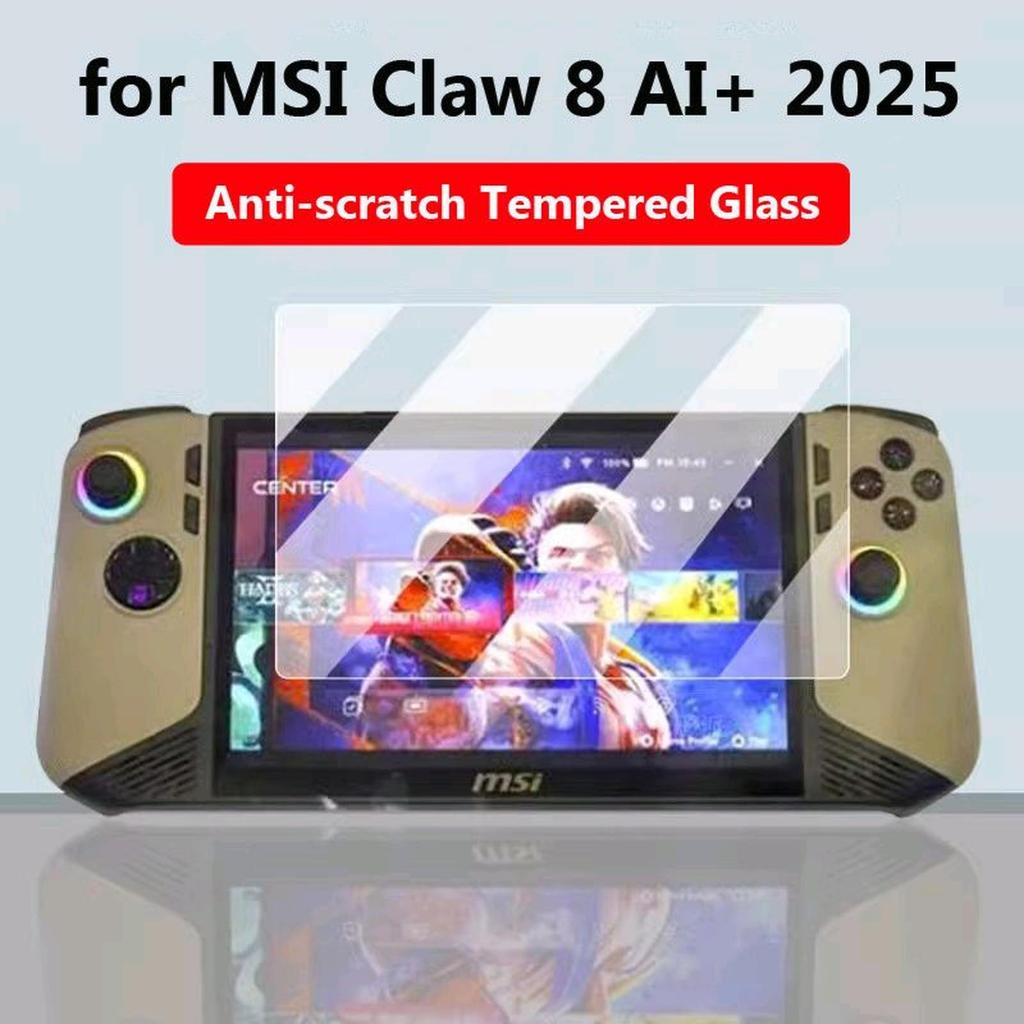 Tempered Glass for MSI Claw A1M / Claw 8 AI+ / Claw A8 BZ2EM Premium Screen Protector - MSI Claw A1M