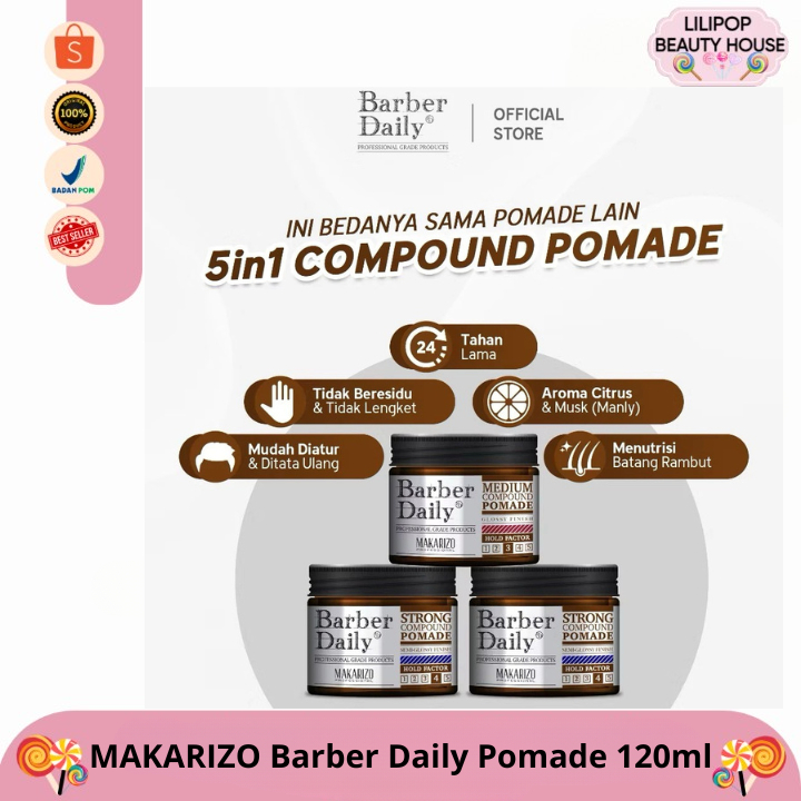 MAKARIZO Barber Daily Pomade 120ml