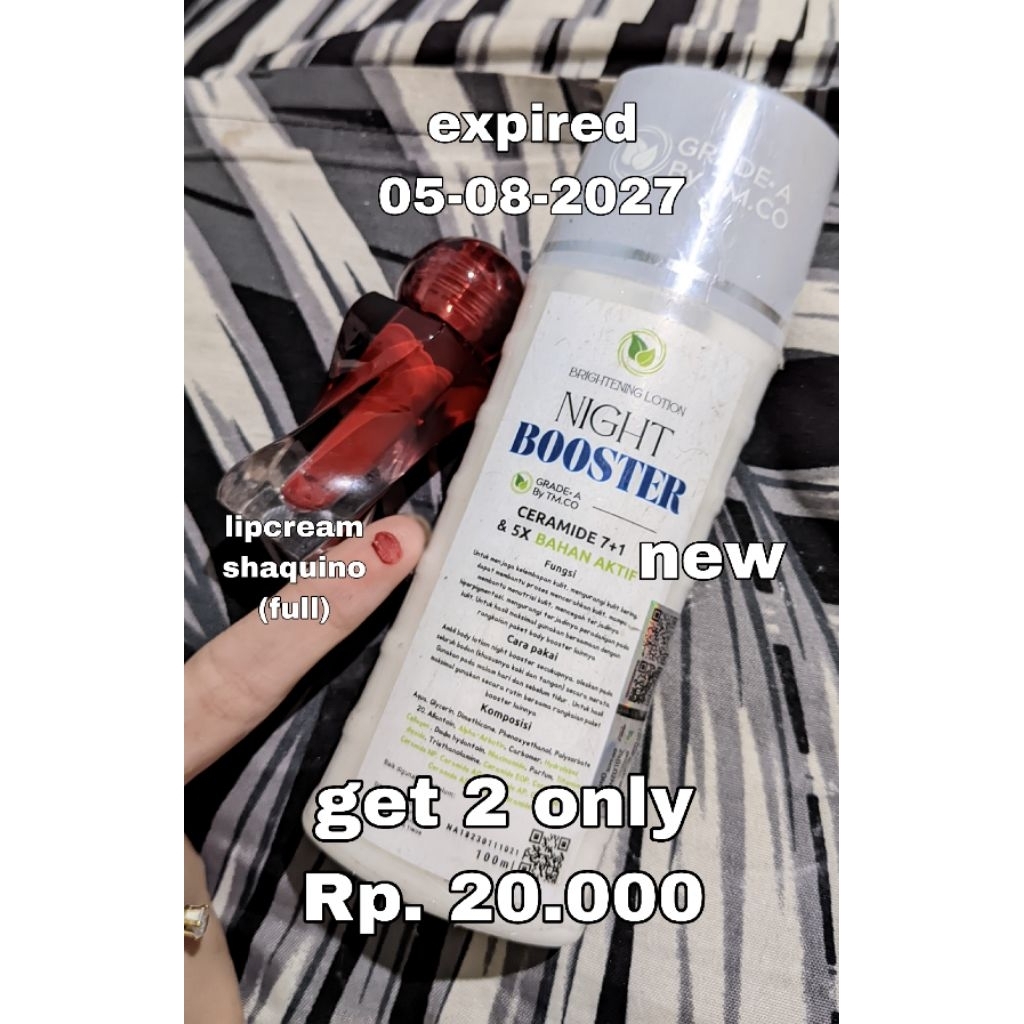 HB night booster tmco+lipcream