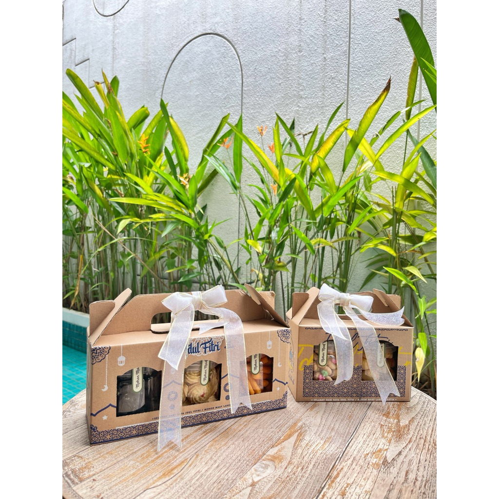 Hampers Lebaran Idul Fitri Toples Aneka Snack - 3 Toples