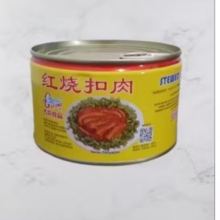 Gulong Samcan Stewed pork slice,383gram/ kaleng daging babi Samcan