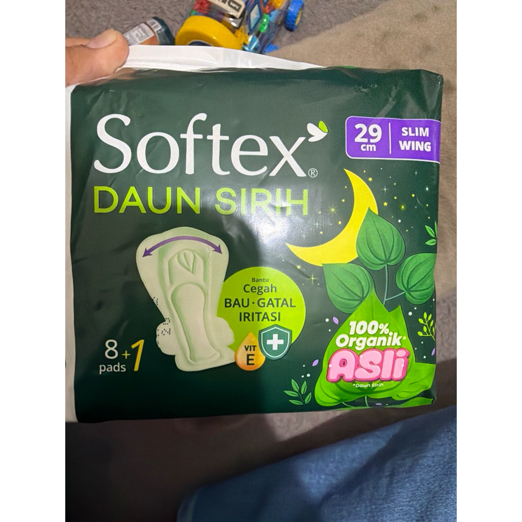 softex daun sirih 29cm wing isi 8 pads