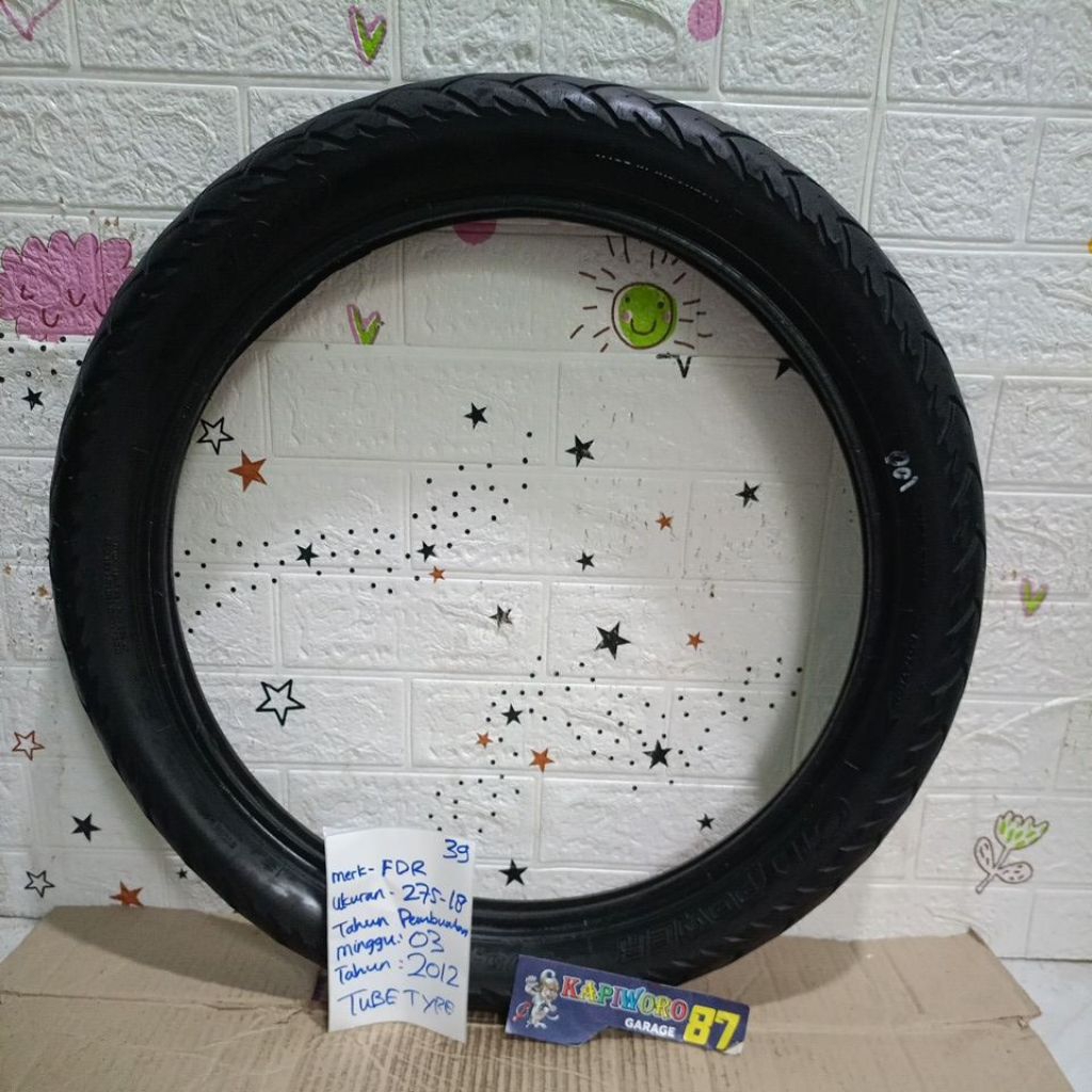 ban bekas FDR,,,, TUBETYPE ukuran 275-18
