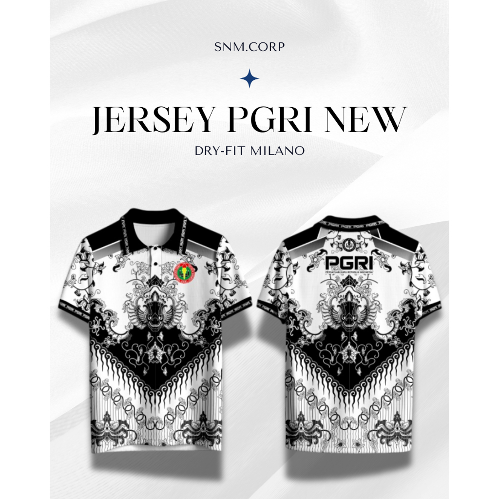 Kaos Jersey PGRI Fullprinting Motif Batik / Kaos PGRI Fullprint / Jersey PGRI TERBARU / Baju PGRI Se