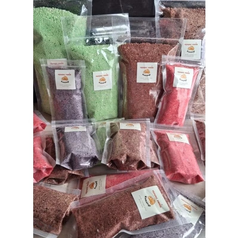 TEPUNG PANIR/TEPUNG ROTI WARNA HIJAU /COKLAT