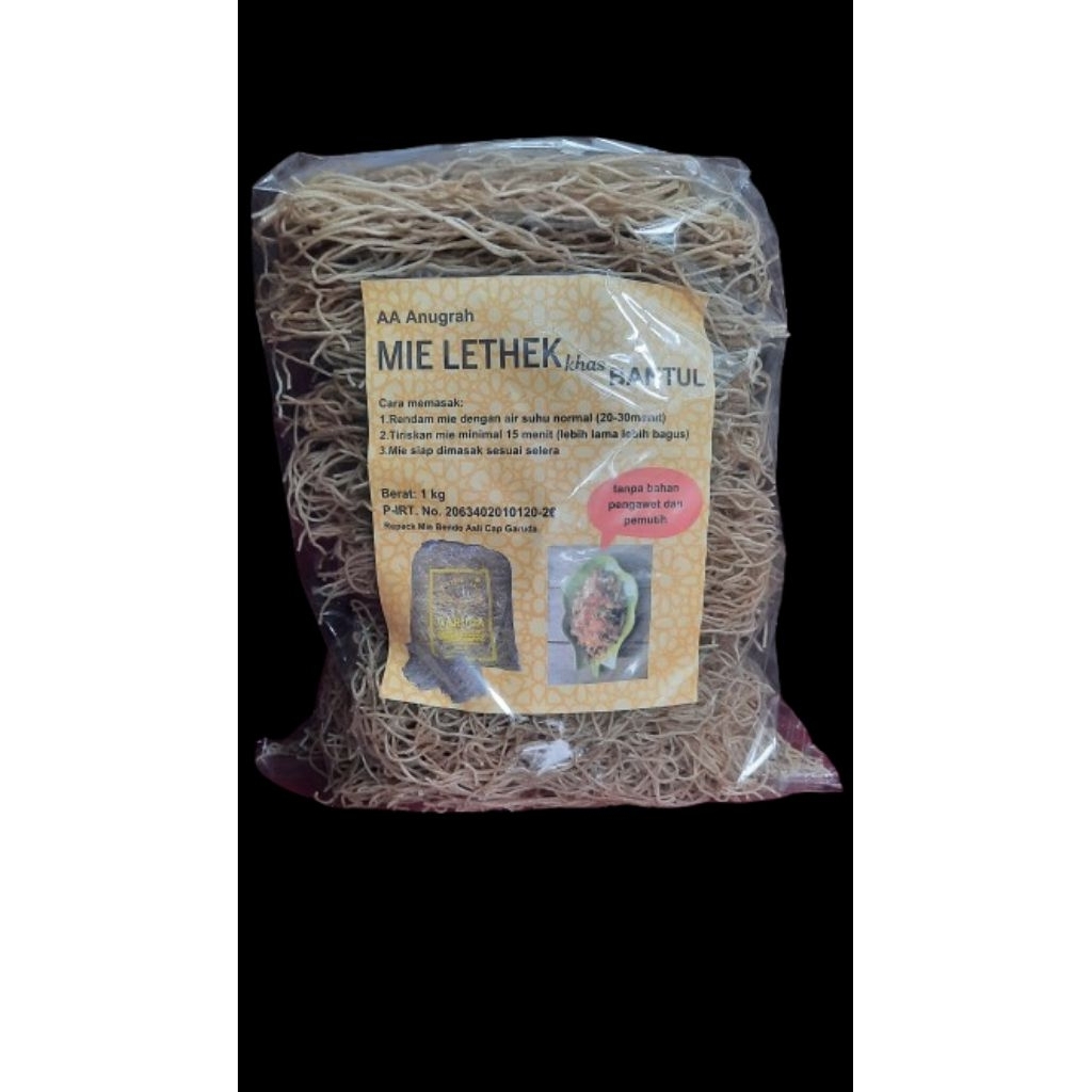 Mie lethek khas bantul 1kg