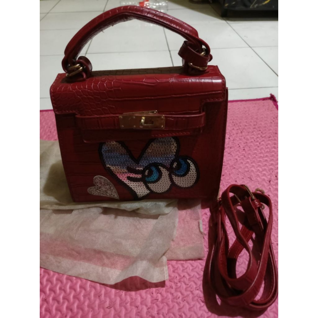 alaHermes warna maron luar mulus Dalam aga kotor dikit pemakaian sewajarnya ajah