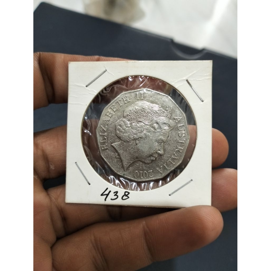 Koin Australia 50 sen th 2010 commemorative kode iklan 438