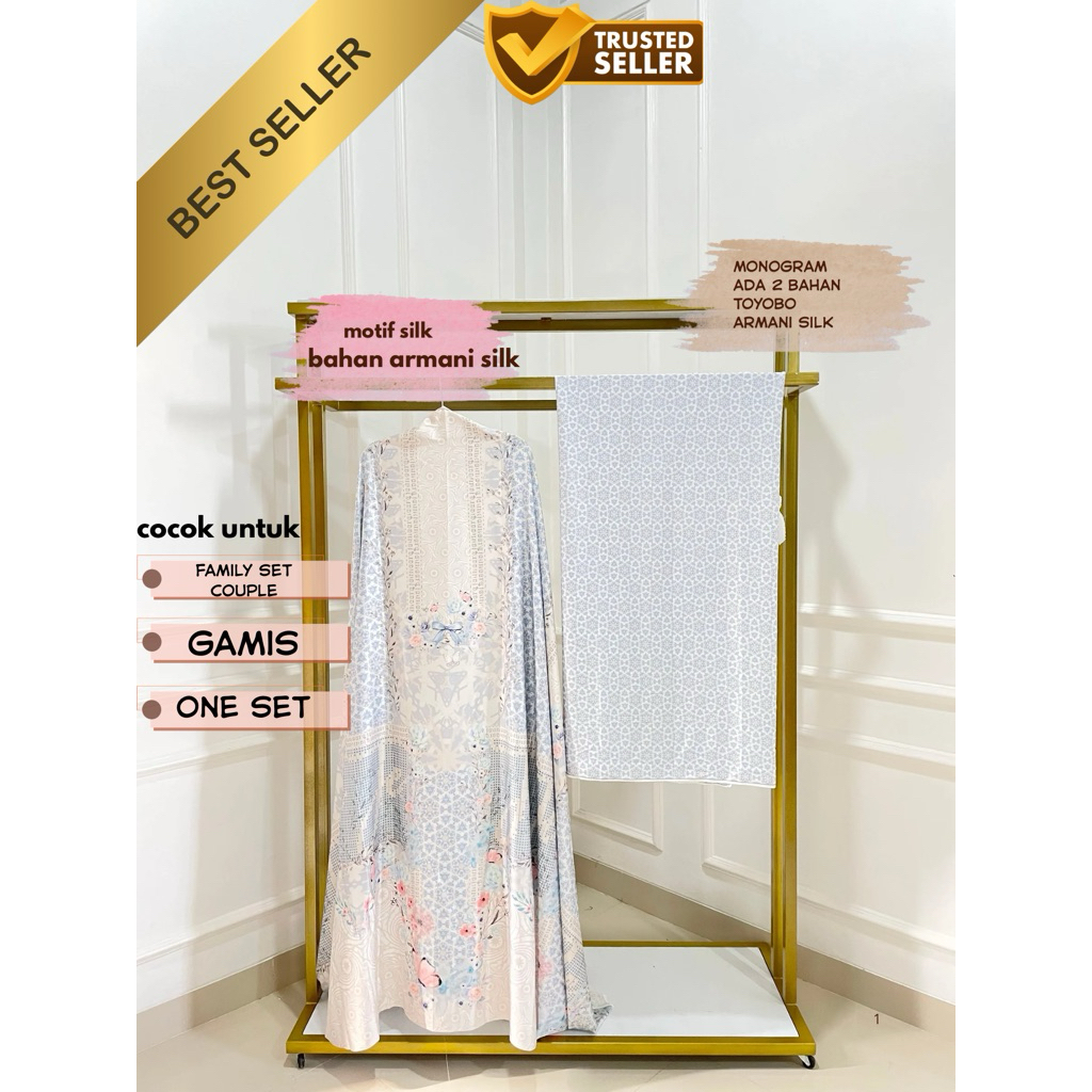 Kain printing bahan armani silk