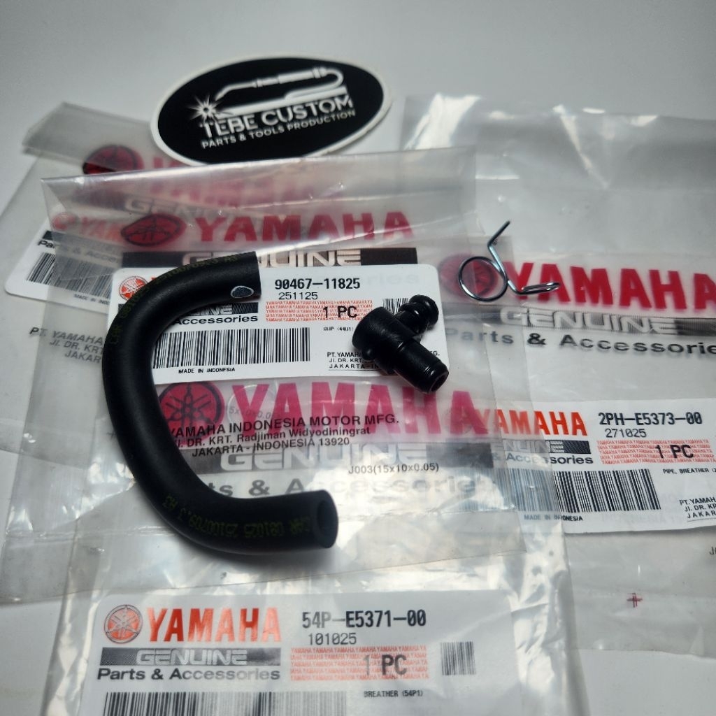 Selang Hawa Cvt Pentilasi Hawa Udara Gear Box Cvt Ke Boks Filter Mio M3 Mio S Mio Z X-Ride Fino Fi S