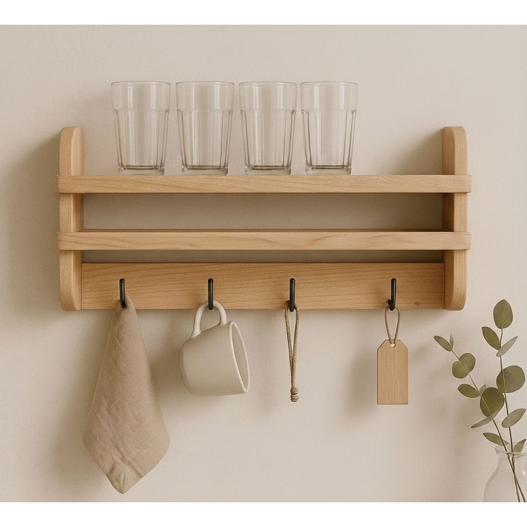 rak gantung / rak bumbu dinding minimalis serbaguna