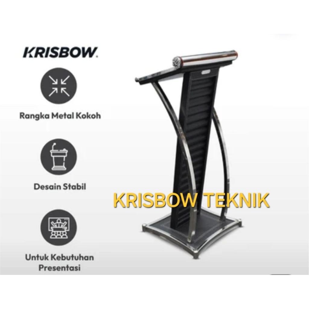 podium mimbar krisbow meja presentasi stainless steell