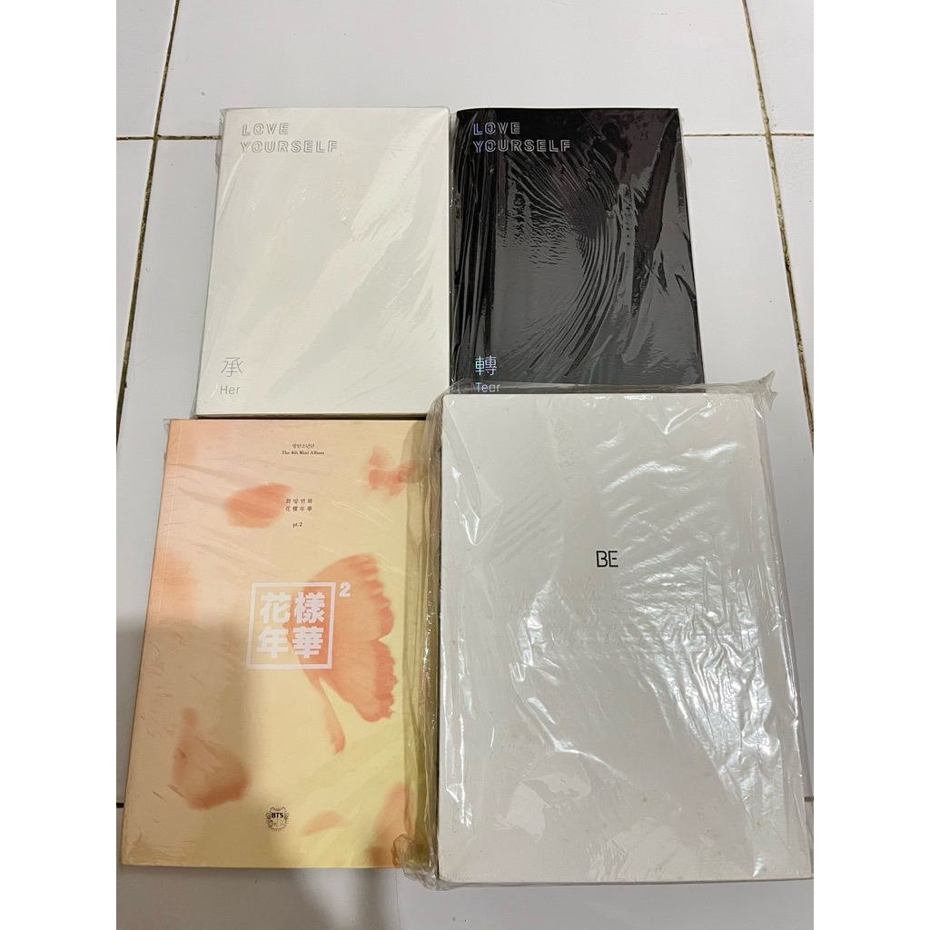 [ALBUM ONLY dan FULL SET] BTS ALBUM TEAR, ANSWER, PERSONA, HER, HYYH, YNWA, BE Deluxe Edition, Proof