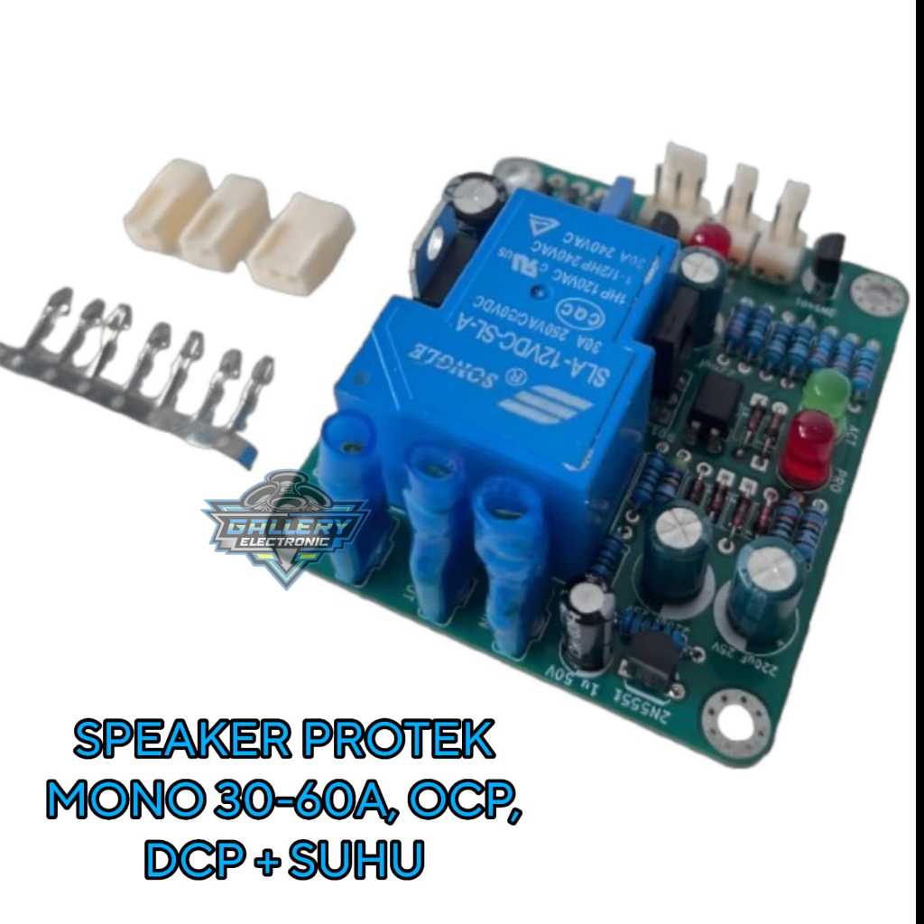Speaker Protector Mono OCP/DCP/SUHU Pcb Double Layer / Protektor Spiker Mono Full Fitur Original