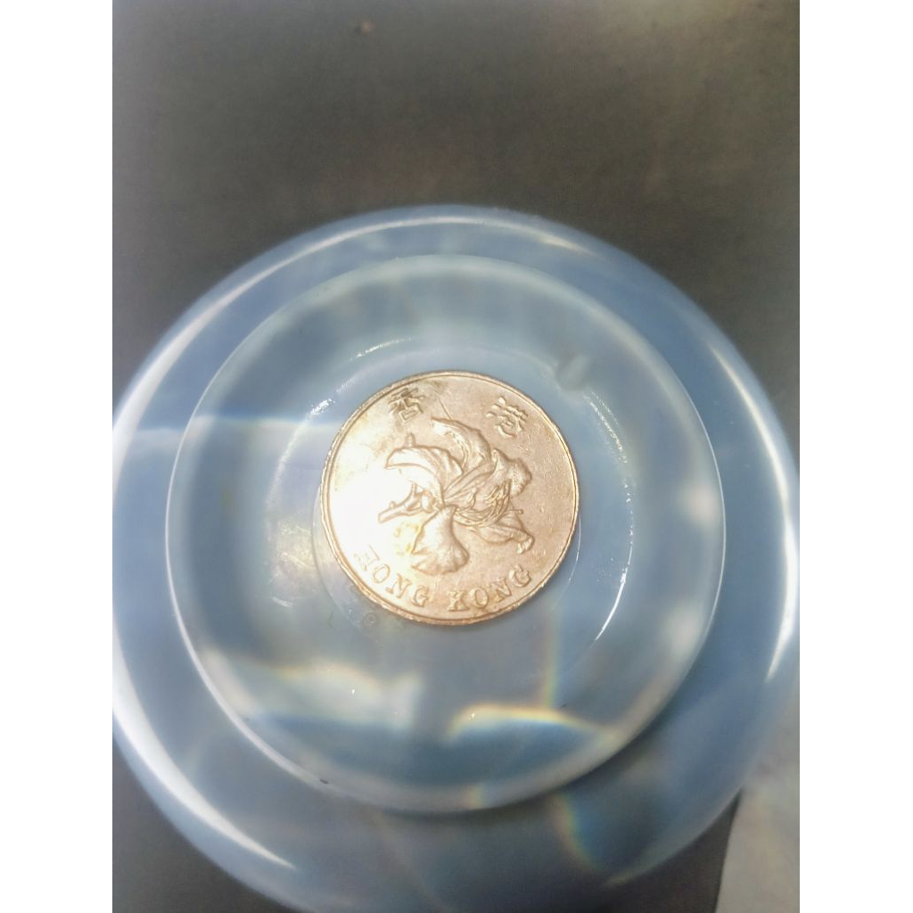 koin 5 dollar hongkong asli