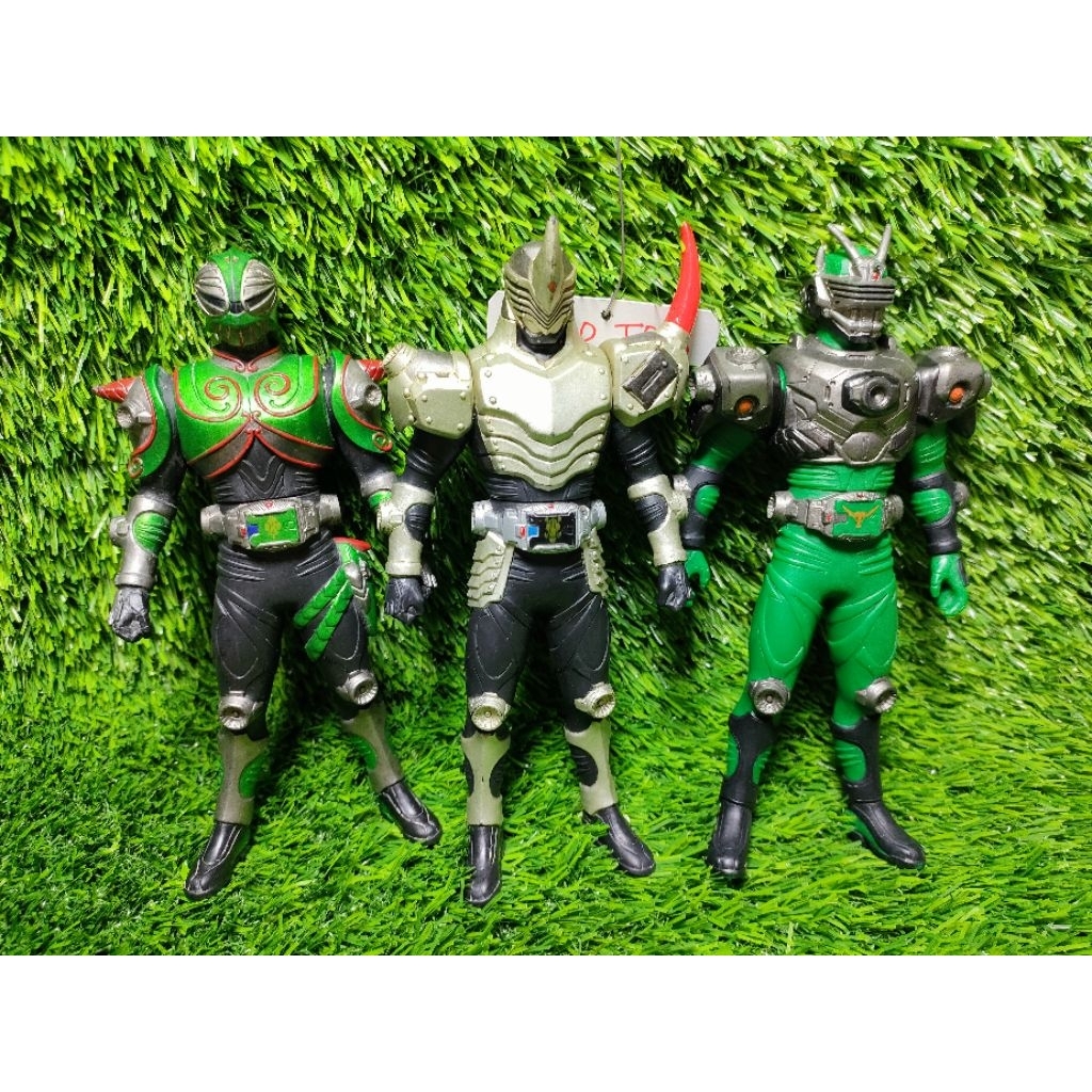 3 Pcs RHS Kamen Rider Ryuki 17cm