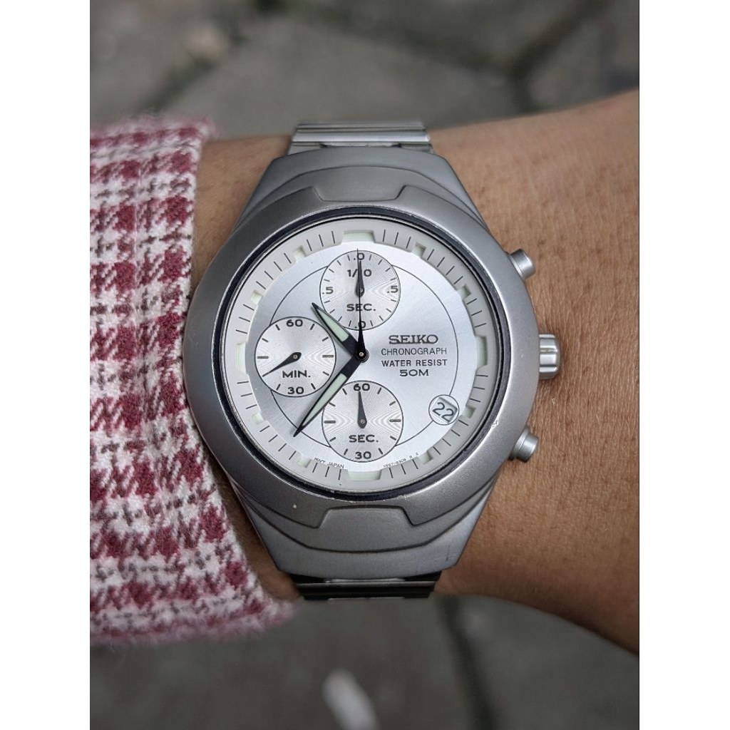 SEIK0 Chronograph Flightmaster V657-8190