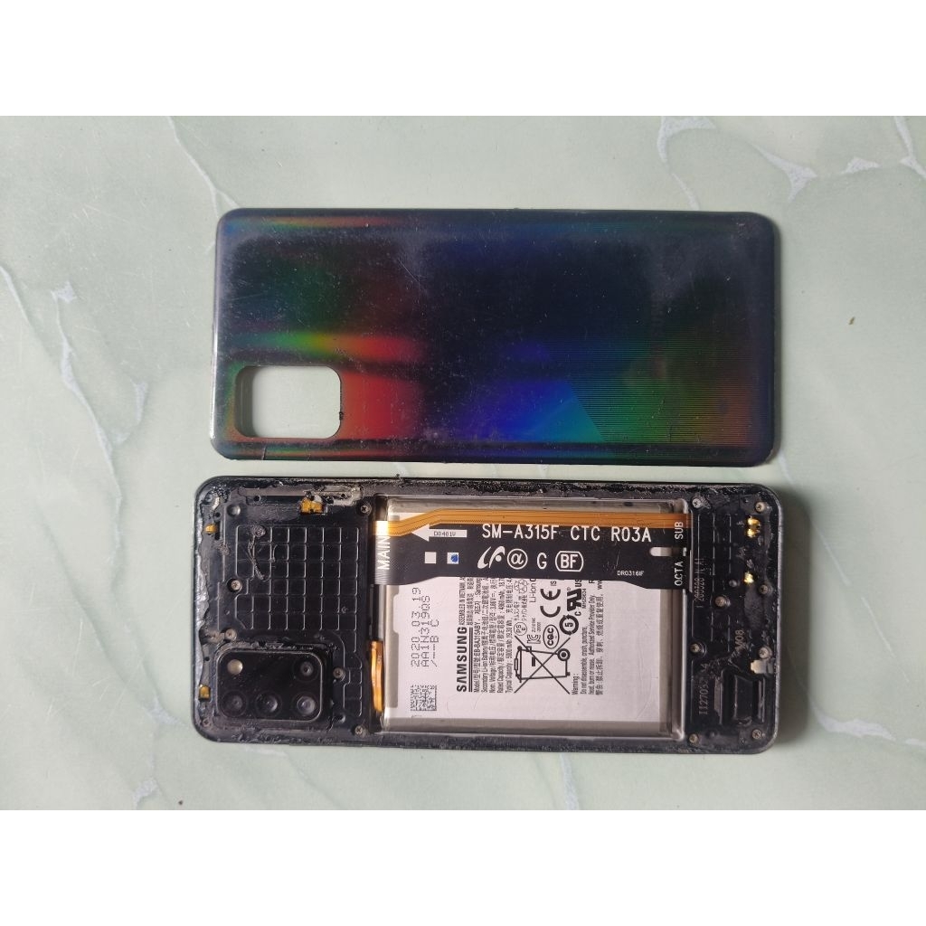 Samsung a31 minusan lcd