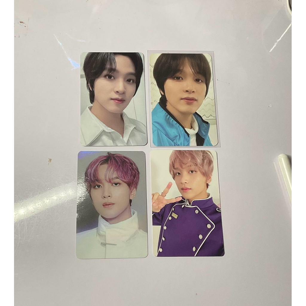 photocard official nct dream haechan selca nctzone old school white royal sg22 hotel keycard konsep