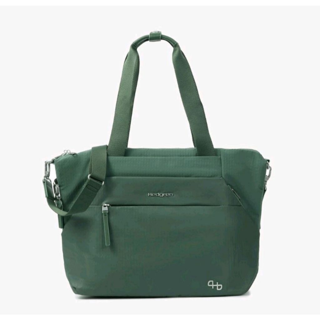 Hedgren Unisex - Hedgren Kicho Horizontal Tote Exp Laptop 14"  - Duck Green