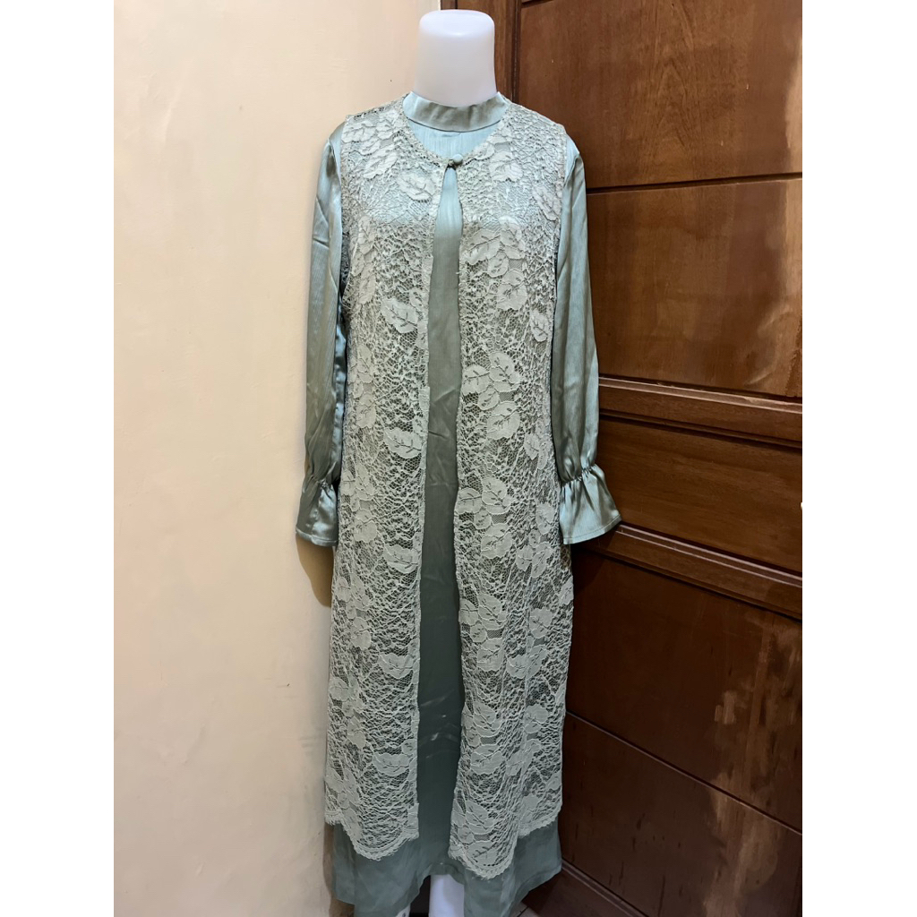 Dress Lebaran / Gamis Sage