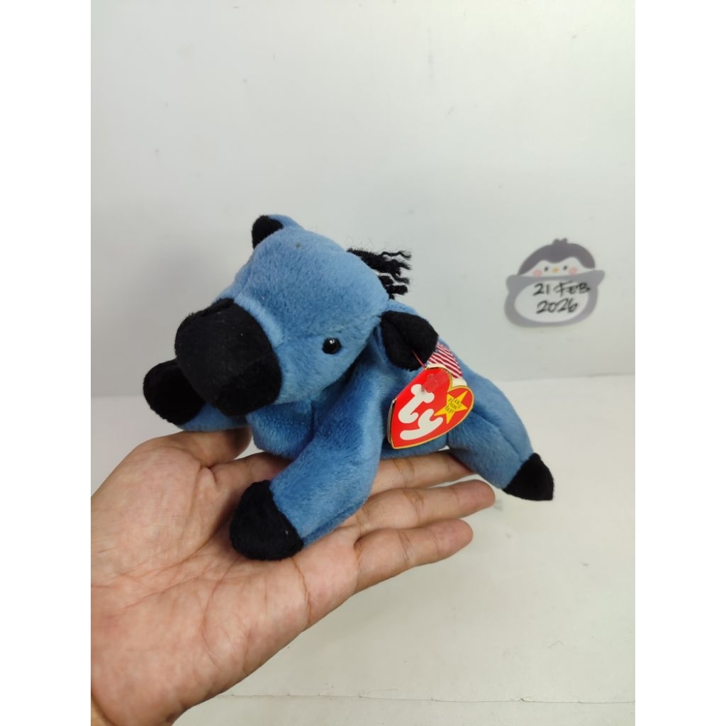 boneka kuda ty beanie babies collection leffty