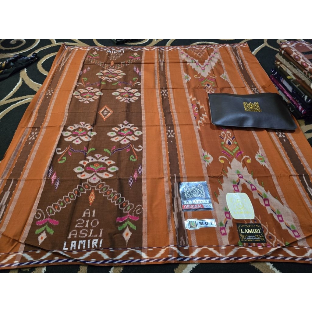 [RAMADHAN BIG SALE] SARUNG LAMIRI SONGKET MGT S90 LIRIS SUTRA A1 210 ASLI COD TERMURAH