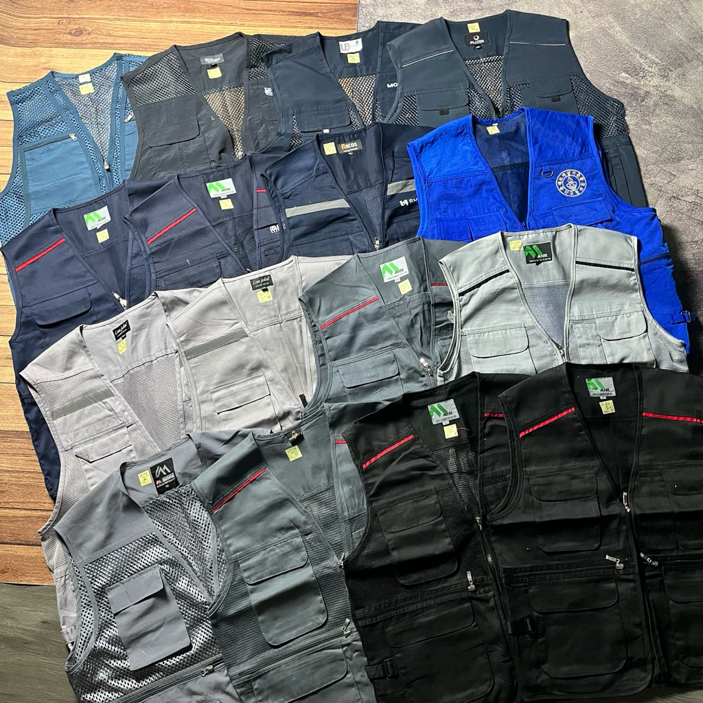 BRAND.2 VEST ROMPI / UTILITY VEST / FISHING VEST / TACTICAL VEST / VINTAGE VEST / CASUAL VEST/ OUTDO