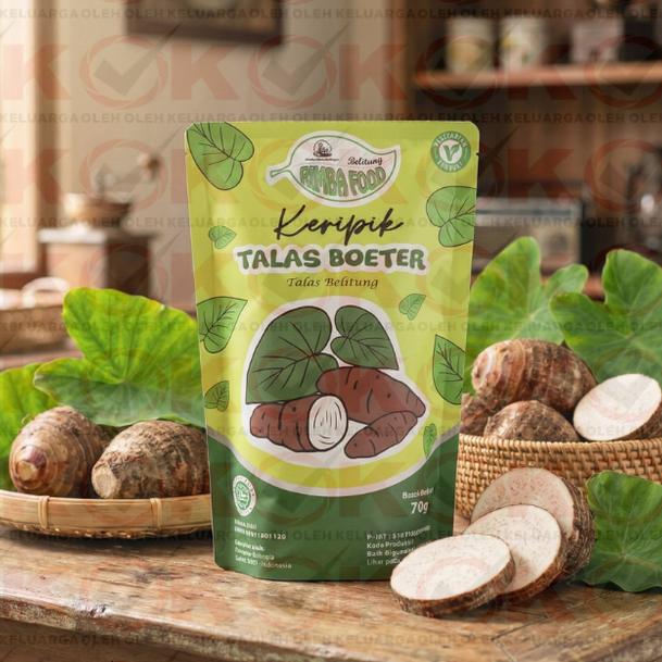 keripik talas keripik talas boeter talas rimba belitung