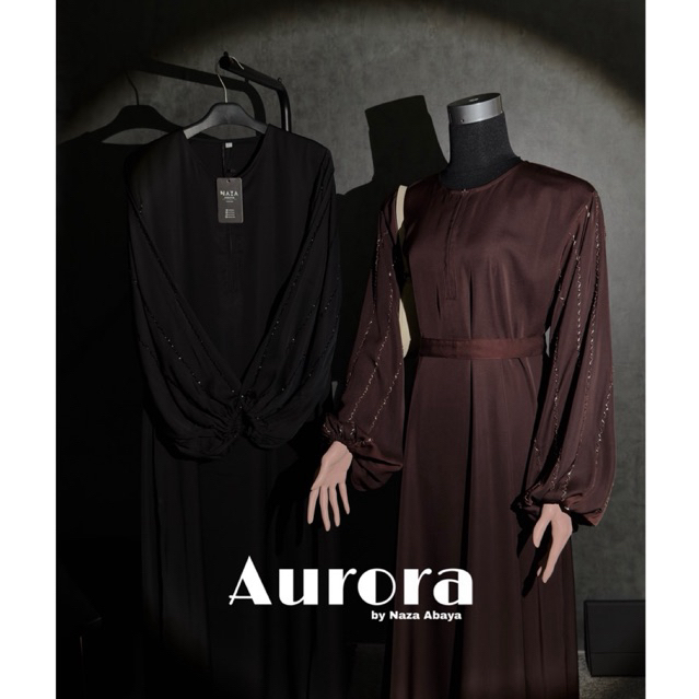 AURORA ABAYA FURSAN || Gamis Dress cantik Elegant & Simple