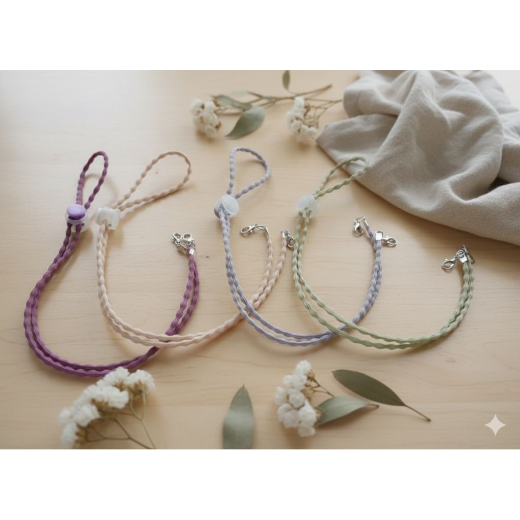 Tali / konektor masker elastis hijab kekinian