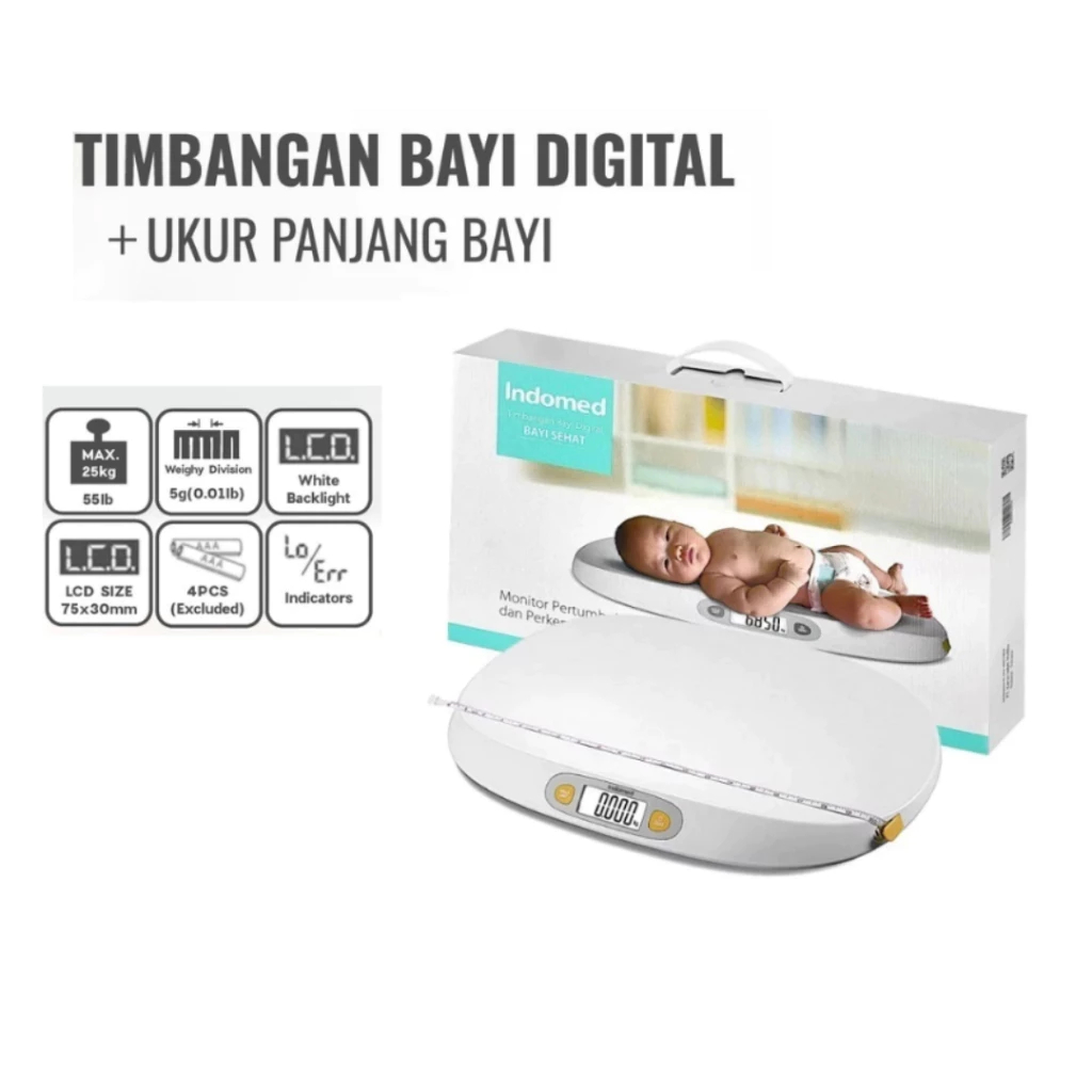 Onemed 7230 Timbangan Digital Anak Bayi Weight Weighing Scale Baby