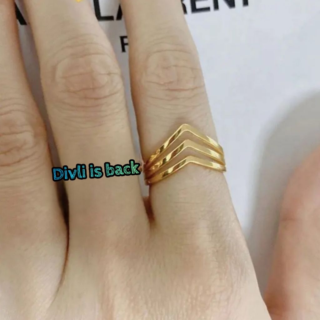 cincin wanita cincin pernikahan cincin tunang tunangan cincin emas gold perhiasan seperti emas 24k a